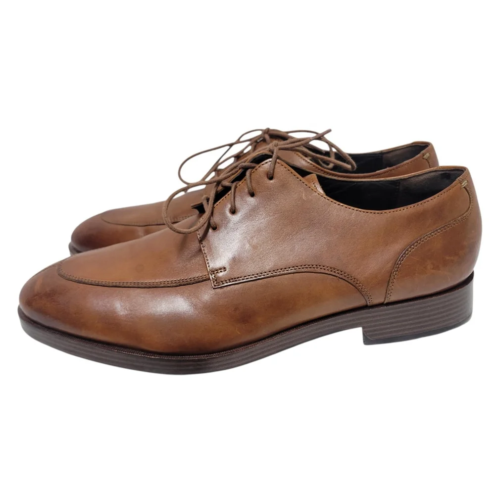 Cole Haan C24157 Grand OS Light Brown Leather Oxford Shoes Men’s Size 10.5M